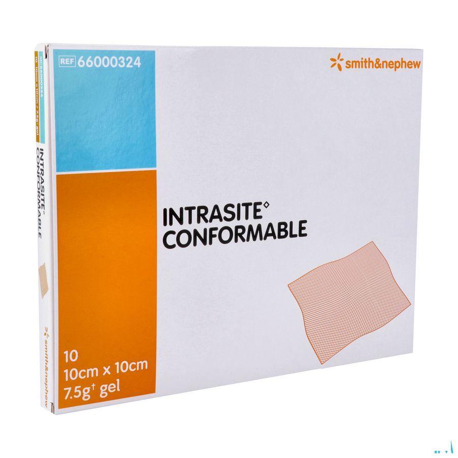 Intrasite Confor. Kp + gel 10x10cm 10 66000324  -  Smith Nephew