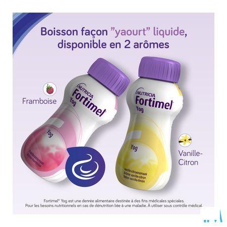 Fortimel Yog Arome Vanille Citron 4X200  ml 156596  -  Nutricia