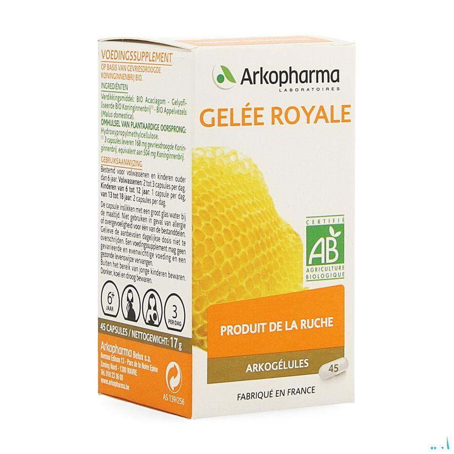 Arkogelules Gelee Royale Bio Capsule 45  -  Arkopharma