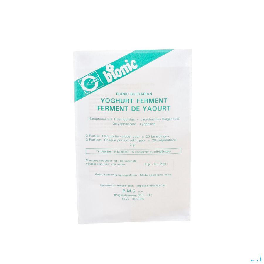 Bionic Bulgarian Yoghurt Ferment Zakje 3x3g 