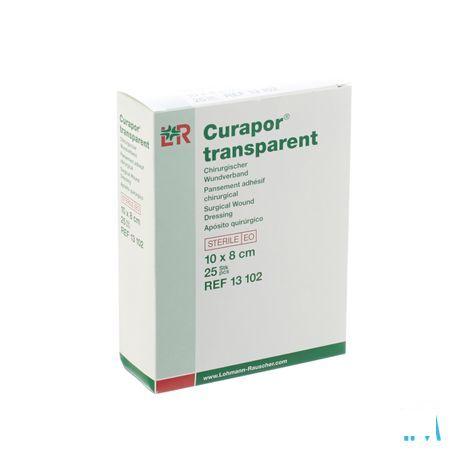 Curapor Transparant Steriel 10cmx 8cm 25 13102  -  Lohmann & Rauscher