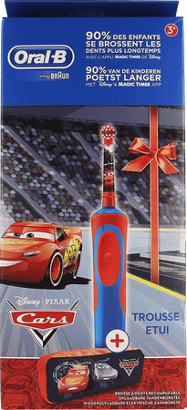 Oral B Tandenborstel Vitality Kids Cars + Case