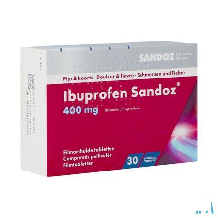 Ibuprofen Sandoz 400 mg Comprimes Pellicules 30x400 mg 