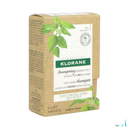 Klorane Capilaire Masker Reinigend Brandnetel 8X3G