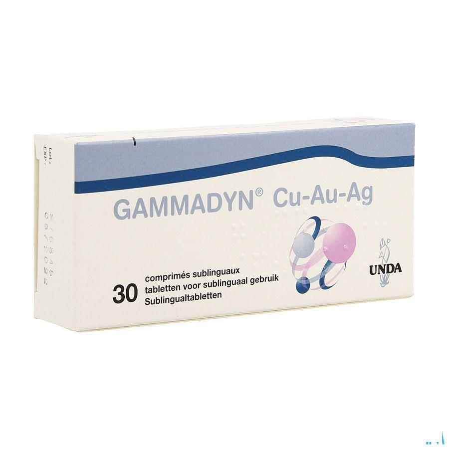 Gammadyn Cu Au Ag Tabletten 30  -  Unda - Boiron