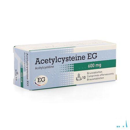 Acetylcysteine EG 600 mg Bruistabletten 10x600 mg  -  EG