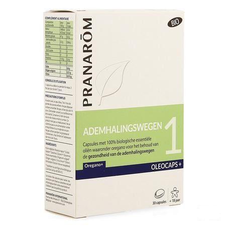 OleoCapsule + Bio 1 Ademhalingswegen Capsule 30  -  Pranarom