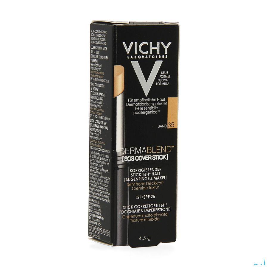 Vichy Fdt Dermablend Sos Cover Stick 35 14h 4,5 gr  -  Vichy