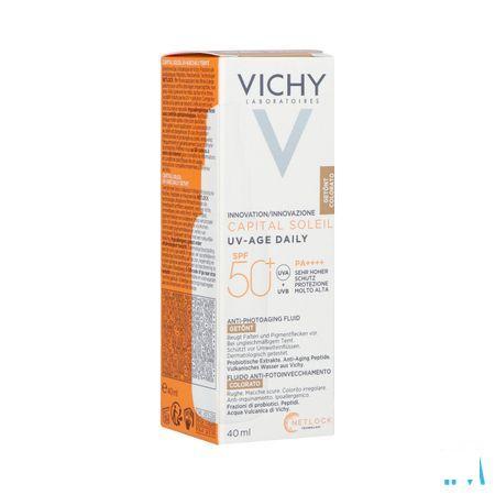 Vichy Cap Sol Uv-Age Tintee Light Ip50 + 40 ml  -  Vichy