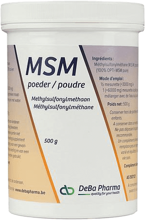 Msm Poeder Soluble - Oplosb 500 gr  -  Deba Pharma