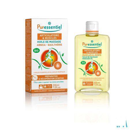 Puressentiel Gewrichten Mas.olie Arnica Bio 200 ml  -  Puressentiel