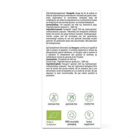 Fenegriek Bio Capsule 120x230 mg