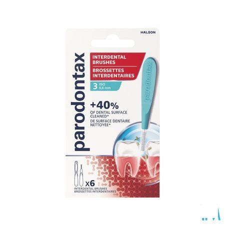 Parodontax  Brossettes Interdentaires 0,6Mm 6