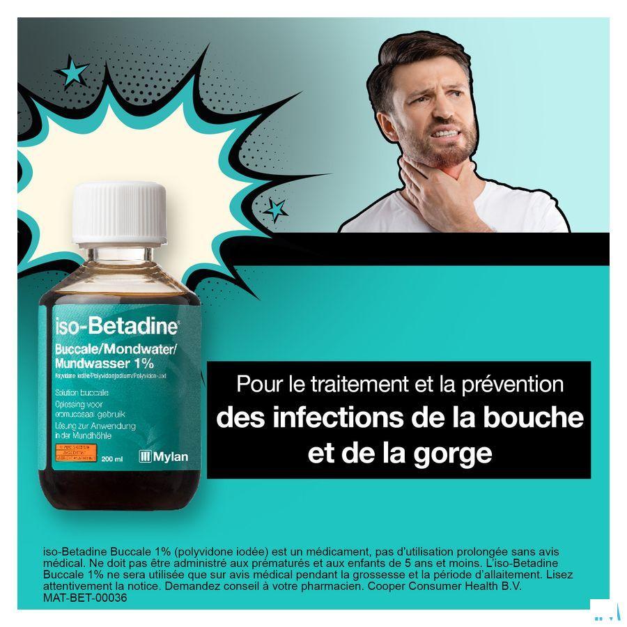 Iso Betadine 1% Solution Bucc 200 ml Ready To Use