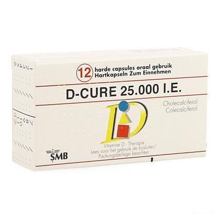 D Cure 25000UI Gelules 12