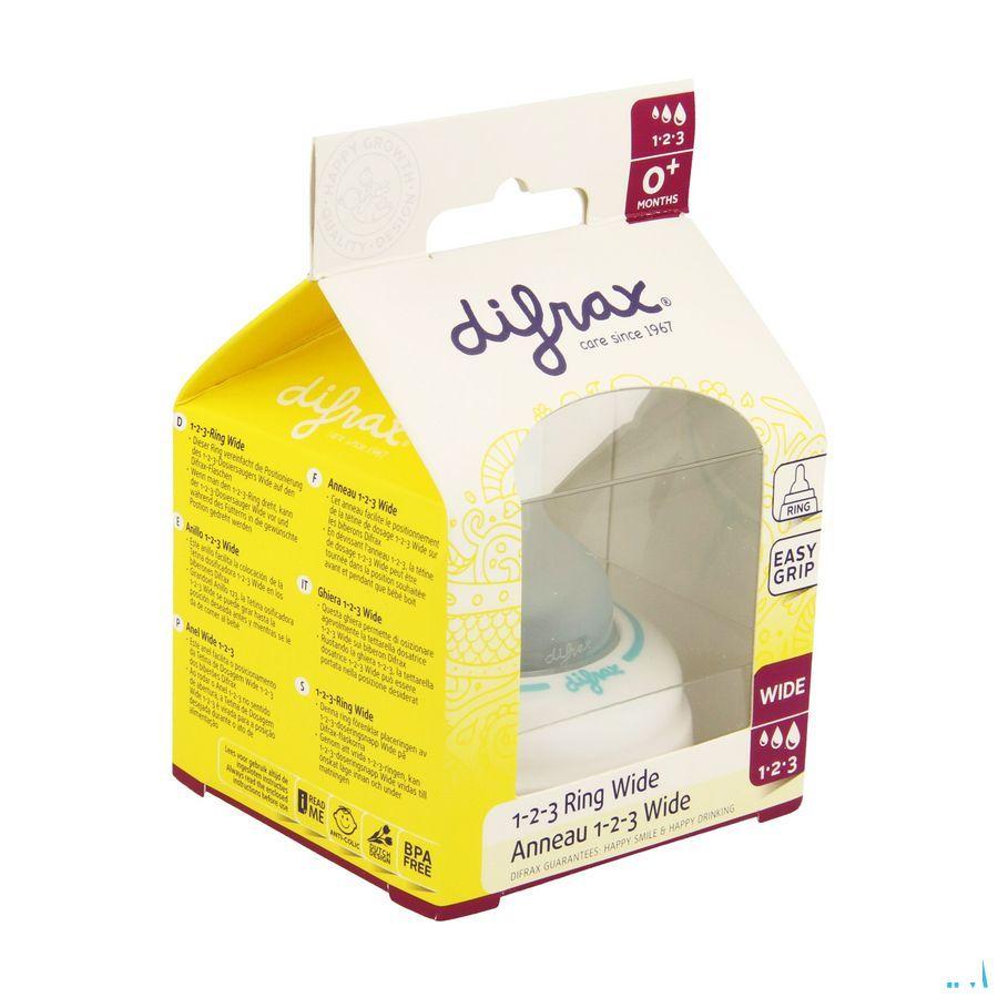 Difrax Bague De Serrage 1-2-3 Natural Wide 714  -  Difrax