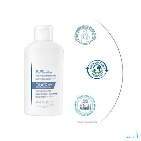 Ducray Kelual Ds Shampoo Verzorg. Hardnek. Roos 100 ml