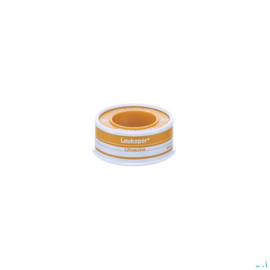 Leukopor Deksel Kleefpleist. 1,25cmx5,0m 1 0247100