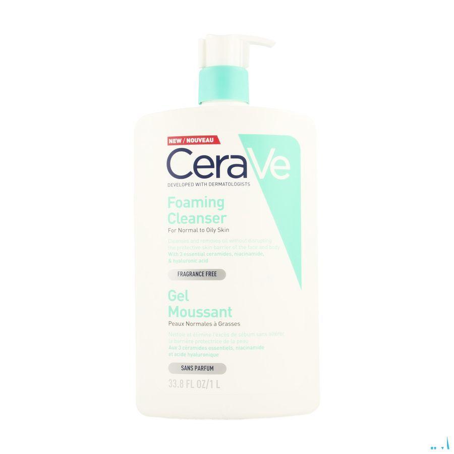 Cerave Schuimende Reinigingsgel Pompfl 1l  -  Cerave