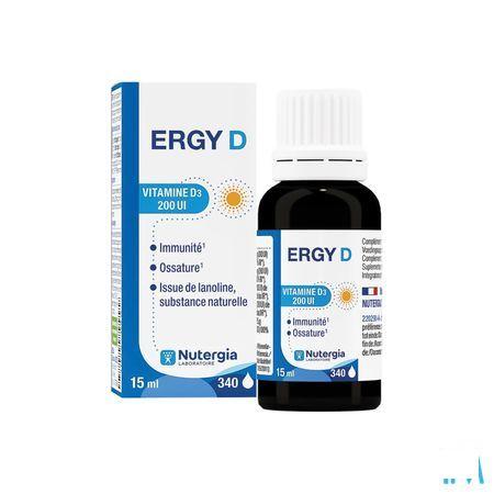 Ergy D Flacon 15 ml  -  Lab. Nutergia