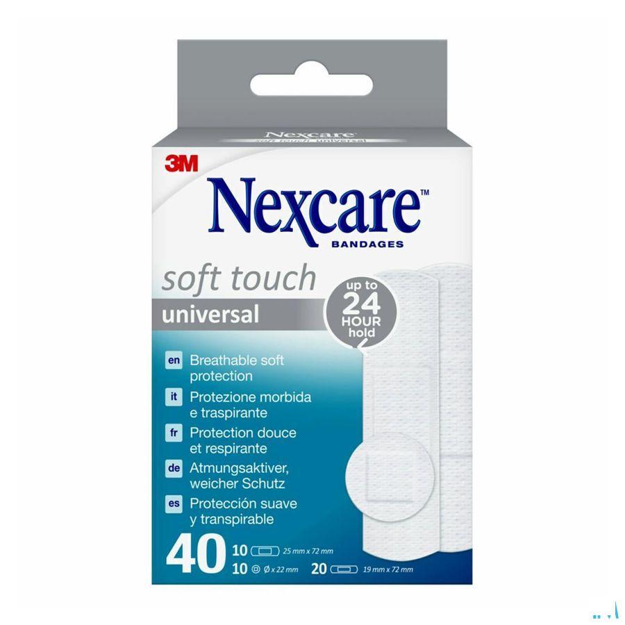 Nexcare 3M Soft Touch Universal Assort. Strips 40  -  3M