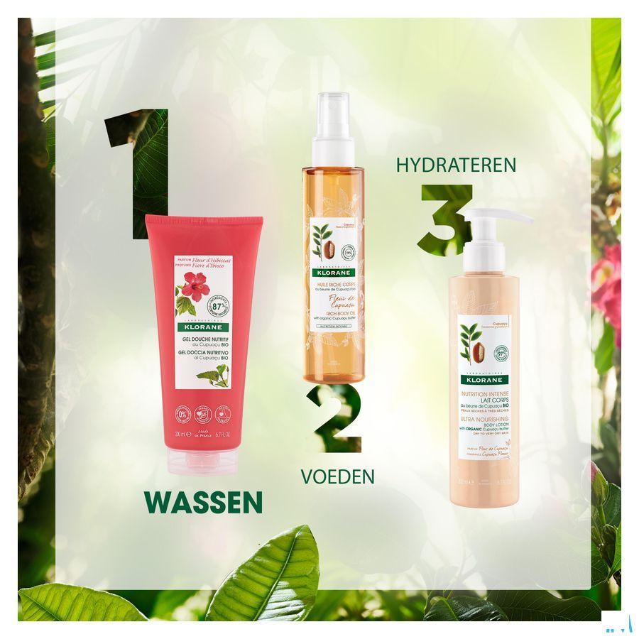 Klorane Lichaam Douchegel Hibiscusbloem 200 ml
