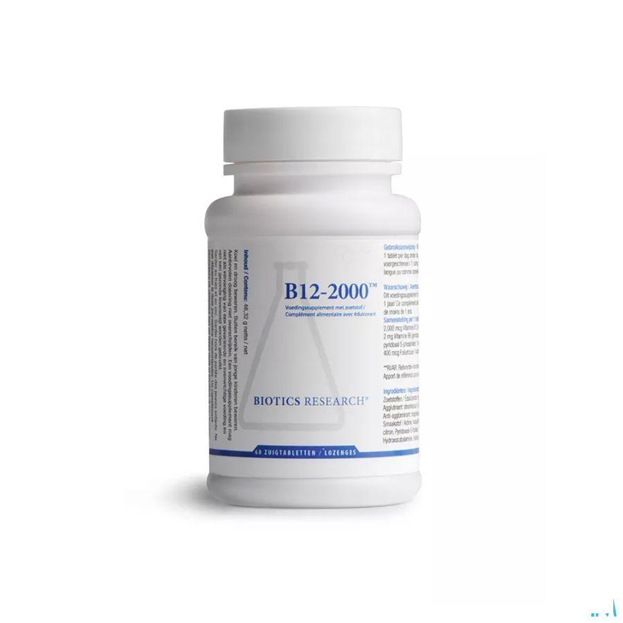 Biotics B12-2000 60 zuigtabletten  -  Energetica Natura