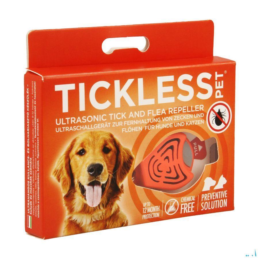 Tickless Ultrasone Repousser Tique Puce Orange 1