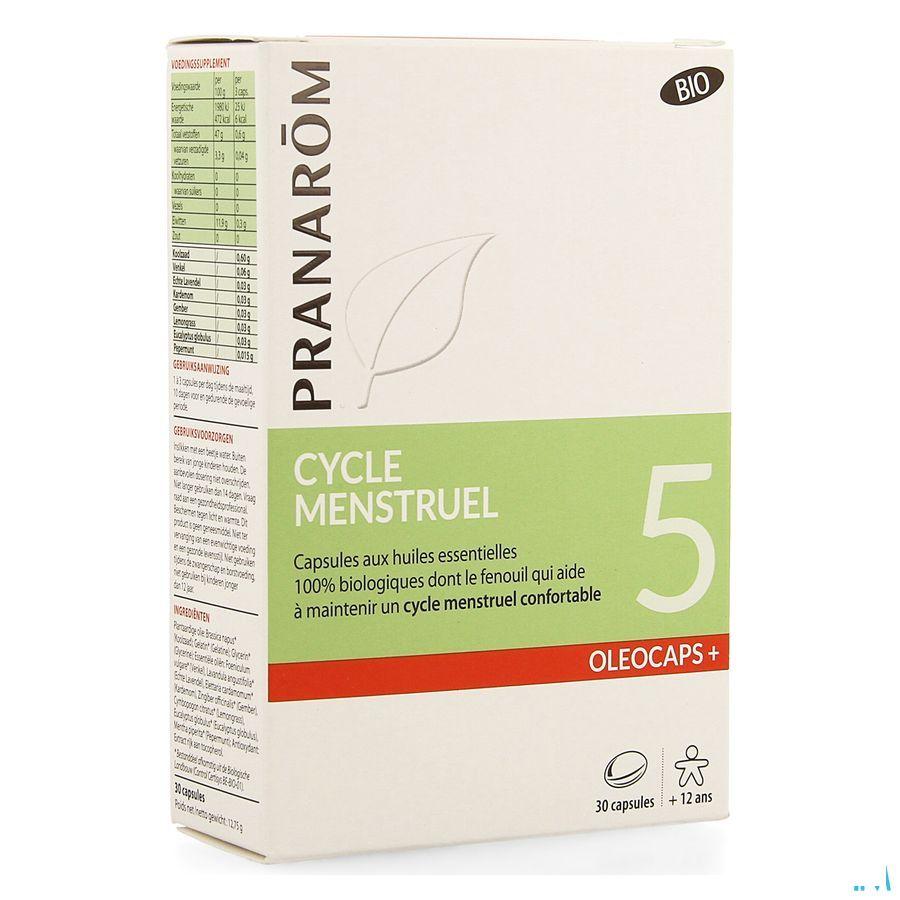 OleoCapsule + Bio 5 Menstruatie Capsule 30  -  Pranarom