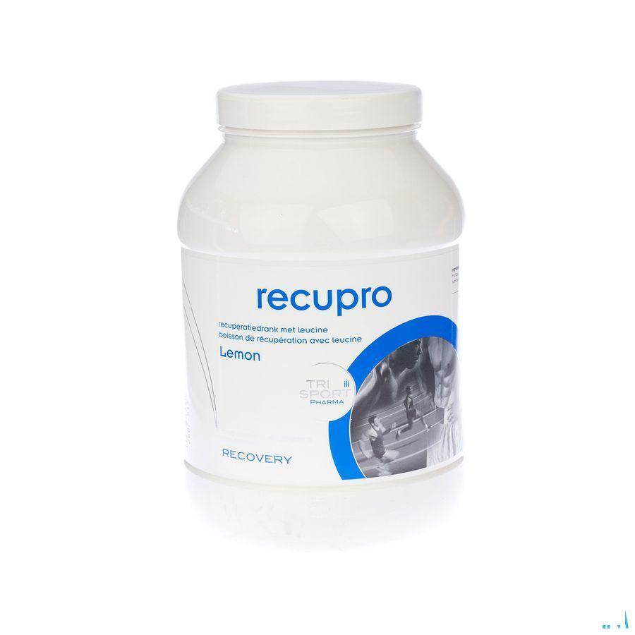 Trisportpharma Recupro + leucine Lemon Poeder Pot 1,5kg  -  Trisport Pharma
