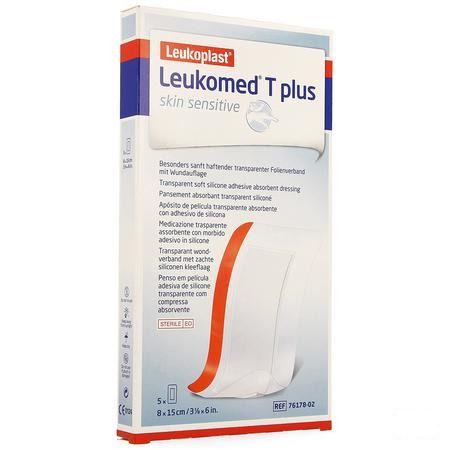 Leukomed T Plus Skin Sens. 8cmx15cm 5 7617802