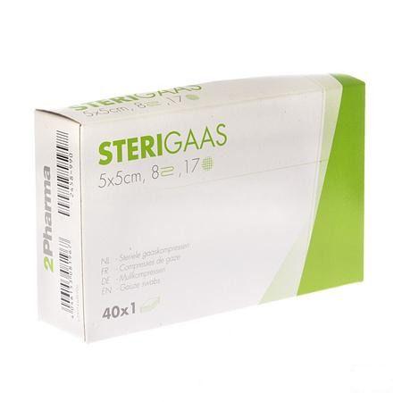 Sterigaas Kompres Steriel 8l 5,0x 5,0cm 40x1
