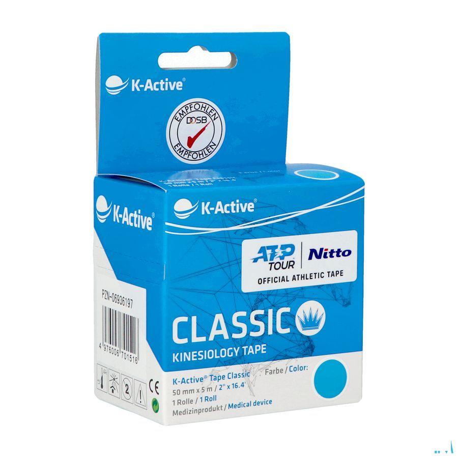 Naqi K Active Tape Blue 5,0cmx5m  -  Naqi