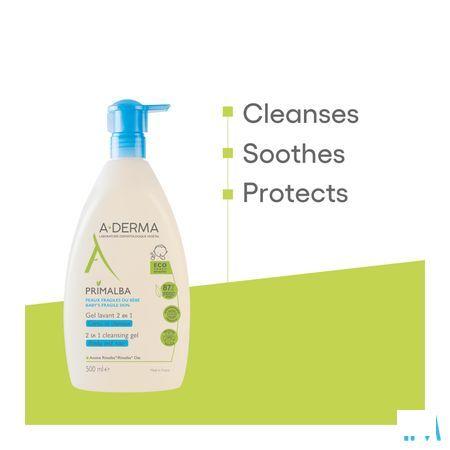 Aderma Primalba Gel Lavant 2en1 500 ml  -  Aderma