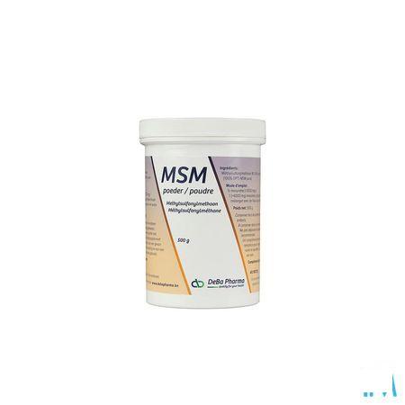 Msm Poeder Soluble - Oplosb 500 gr  -  Deba Pharma