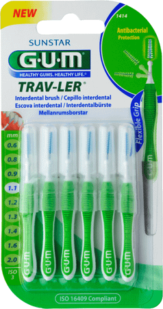 Gum Trav-ler Brosse Interdent. 1,1mm 6 1414m6