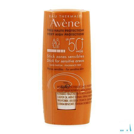Avene Zon Ip50+ Stick Gevoelige Zones 8 ml  -  Avene