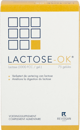 Lactose Ok Capsule 75x353 mg 5744  -  Revogan