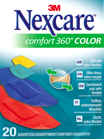 Nexcare 3m Comfort Strip 360 Brights 20  -  3M