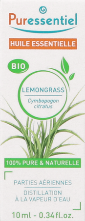 Puressentiel Eo Lemongrass Bio Essentiele Olie 10 ml  -  Puressentiel