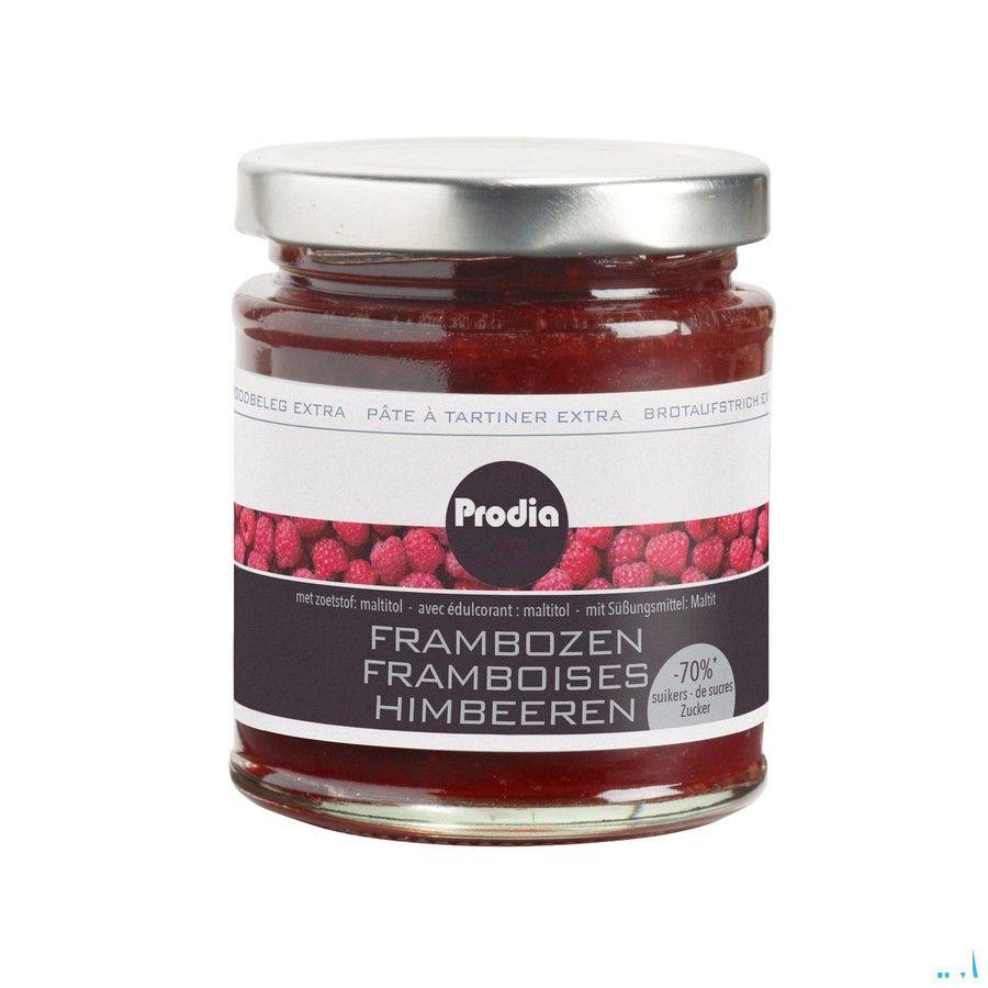 Prodia Broodbeleg Extra Framboos 215 gr  -  Revogan