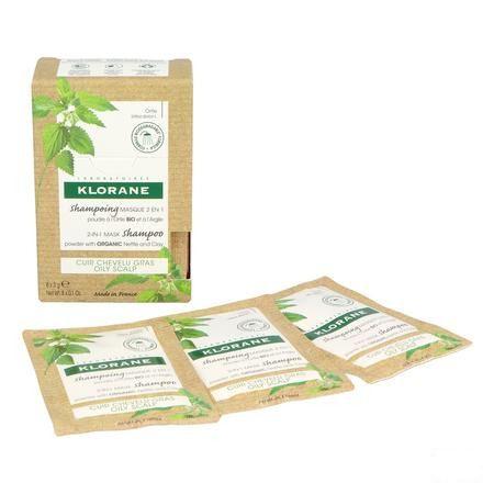 Klorane Capilaire Masker Reinigend Brandnetel 8X3G