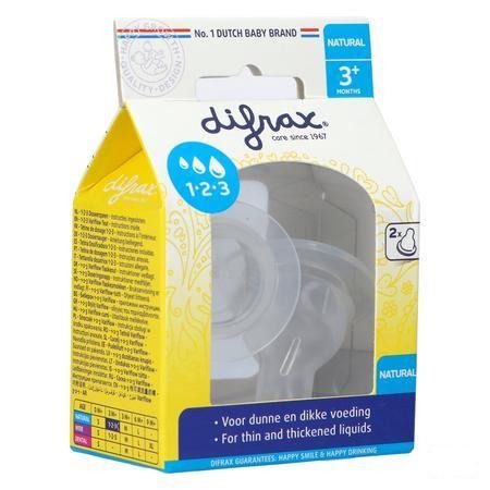 Difrax Flessenspeen Natural 1-2-3 674  -  Difrax