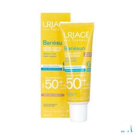 Uriage Bariesun Creme Teintee Ip50 + Doree 50 ml