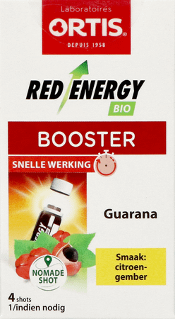 Ortis Red Energy Citron Gingembre Bio Shots 4X15ml  -  Ortis