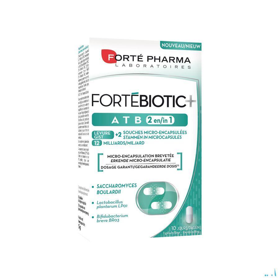 Fortebiotic+ Atb 2In1 V-Caps 10  -  Forte Pharma