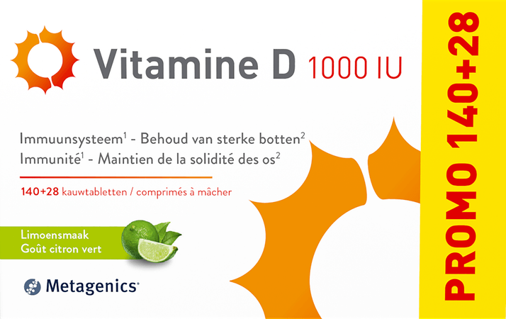 Vitamine D 1000Iu Comp Macher 140+28 Metagenics  -  Metagenics Belgium