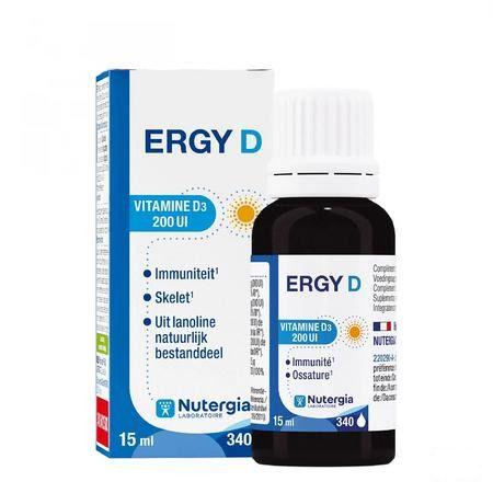 Ergy D Flacon 15 ml  -  Lab. Nutergia