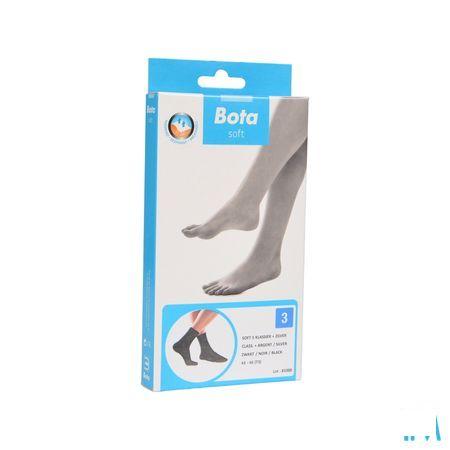 Bota Soft 5 Klassiek + Zilver Zwart 43-46  -  Bota