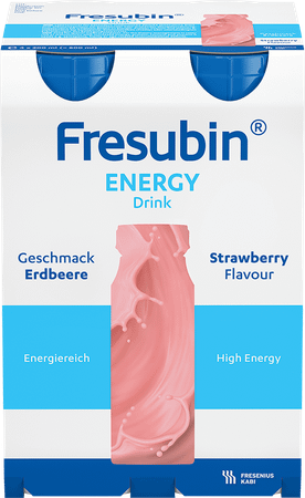 Fresubin Energy Drink Fraise Flacon 4x200 ml  -  Fresenius